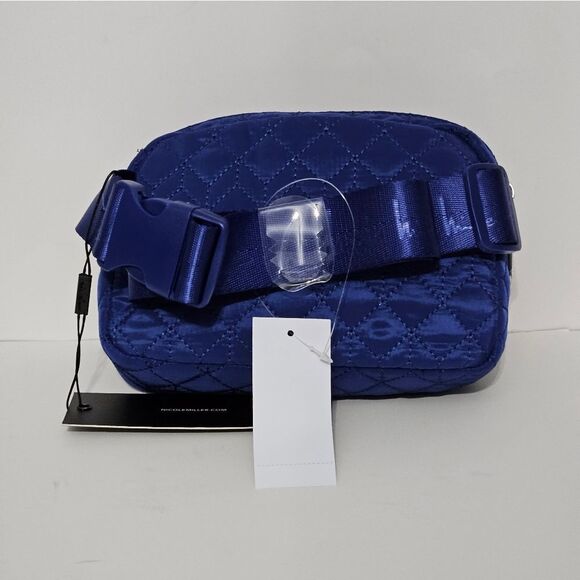 Nicole Miller, Beautiful Royal Blue Quilted Belt Bag. NWT - Picture 3 of 10